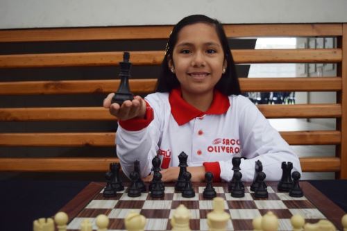 Irina Rojas Sub campeona de ajedrez escolar